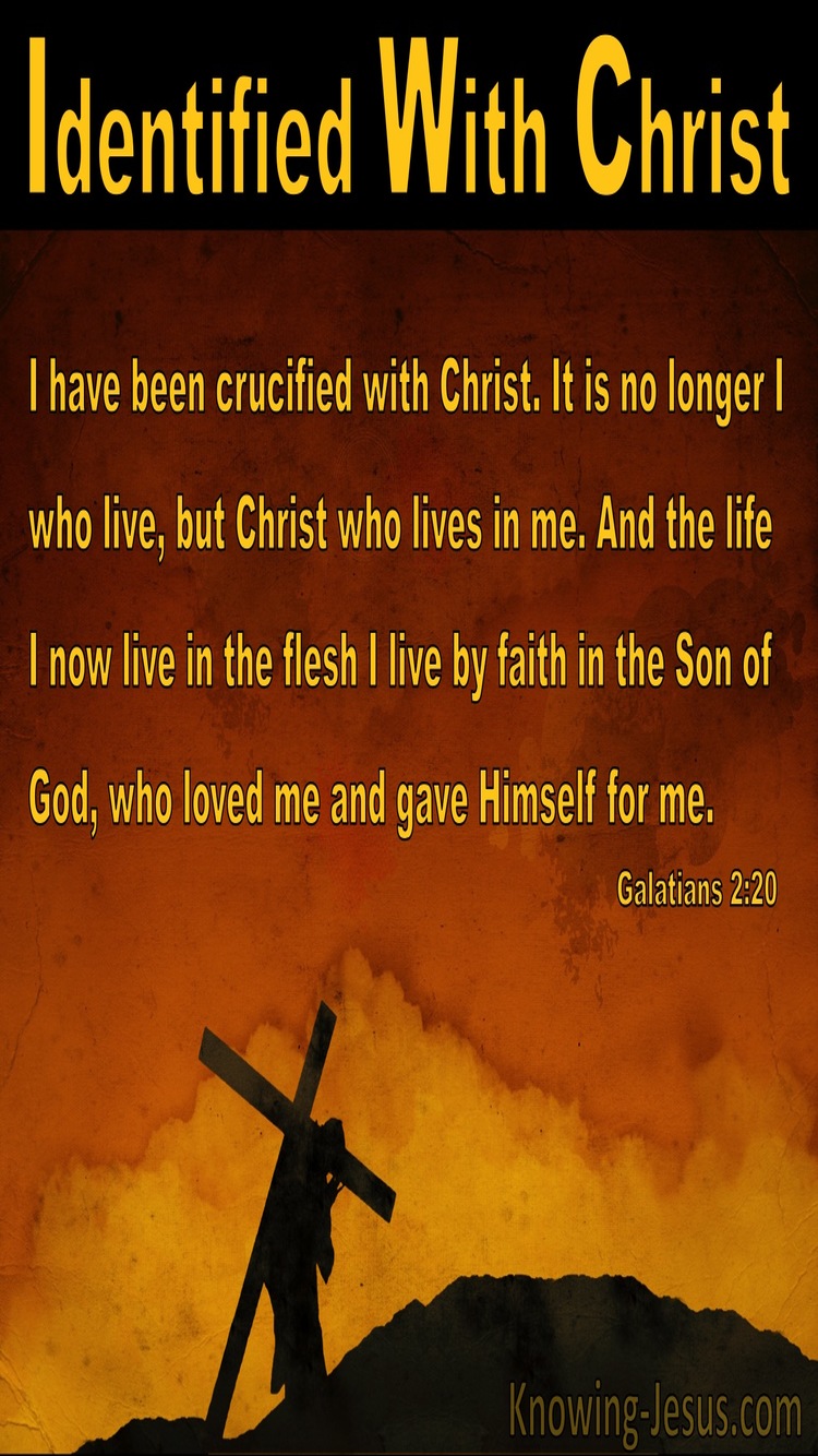 Galatians 2:20 Crucified With Christ (devotional)11:28 (brown)